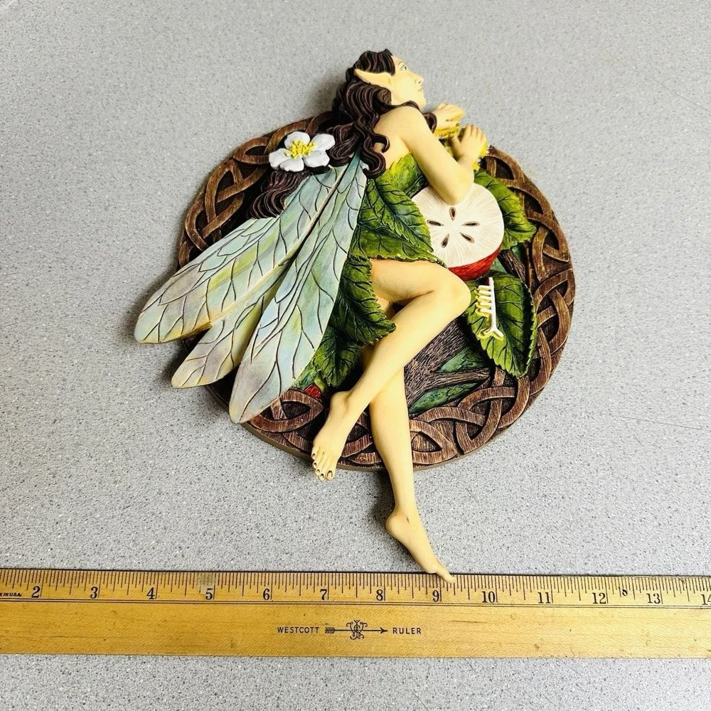 Apple Tree Fairy Plaque Hanging Wall Decor Handcrafted By SASO 2010